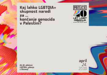 Kaj lahko LGBTIQ+ skupnost naredi za … končanje genocida v Palestini?